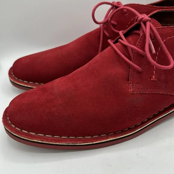 Kenneth Cole Reaction Desert Sun red chukka boots, size 11.5M