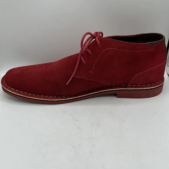 Kenneth Cole Reaction Desert Sun red chukka boots, size 11.5M