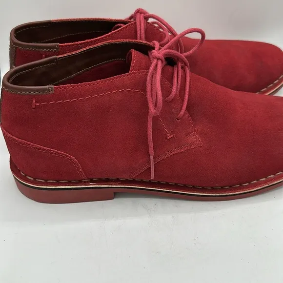Kenneth Cole Reaction Desert Sun red chukka boots, size 11.5M