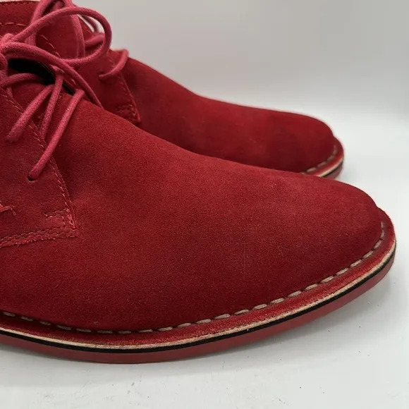 Kenneth Cole Reaction Desert Sun red chukka boots, size 11.5M