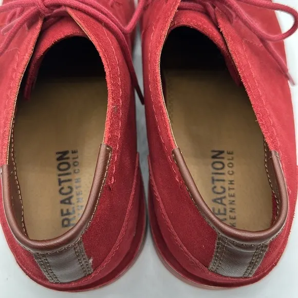 Kenneth Cole Reaction Desert Sun red chukka boots, size 11.5M