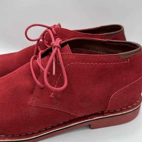 Kenneth Cole Reaction Desert Sun red chukka boots, size 11.5M
