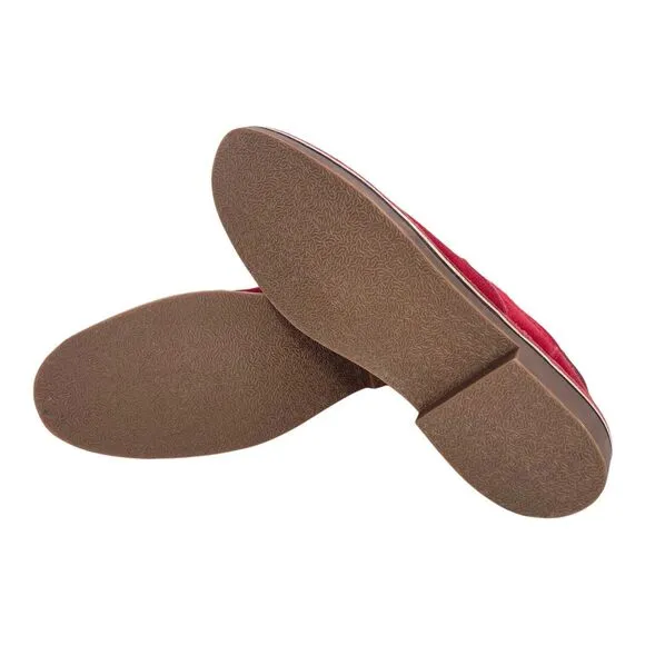 Kenneth Cole Reaction Men's Desert Sun Suede Chukka Boots Red Size 11 M