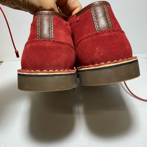 Kenneth Cole Reaction Men's Red Suede Desert Sun Chukka Boots Size 9