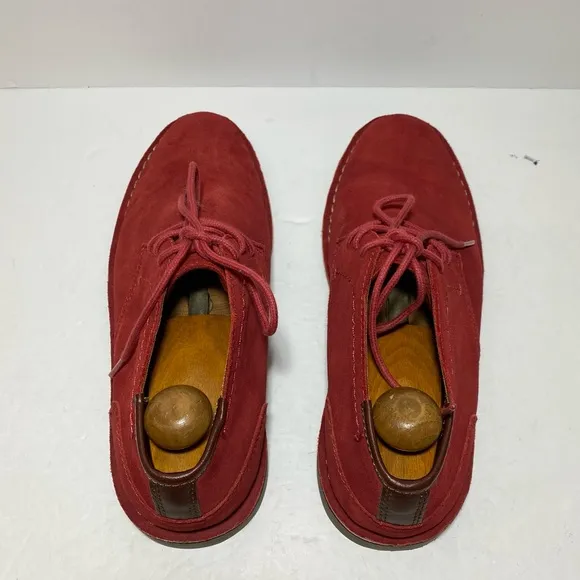 Kenneth Cole Reaction Men's Red Suede Desert Sun Chukka Boots Size 9