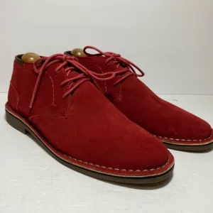 Kenneth Cole Reaction Men's Red Suede Desert Sun Chukka Boots Size 9