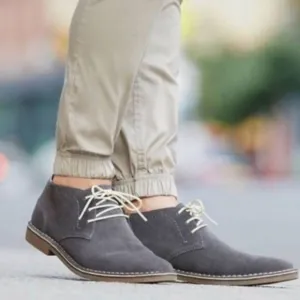 Kenneth Cole Reaction Desert Sun Gray Suede Chukka Boots size 7.5
