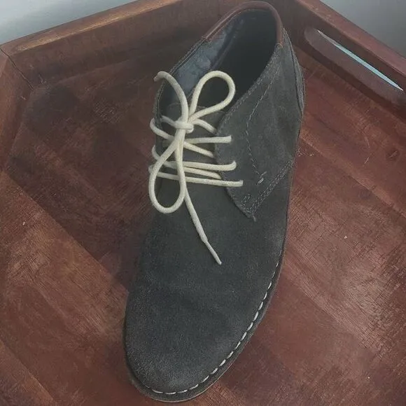 Kenneth Cole Reaction Desert Sun Gray Suede Chukka Boots size 7.5