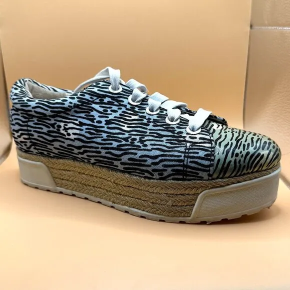 Kenzo Canvas Animal Print Espadrille Sneakers Women