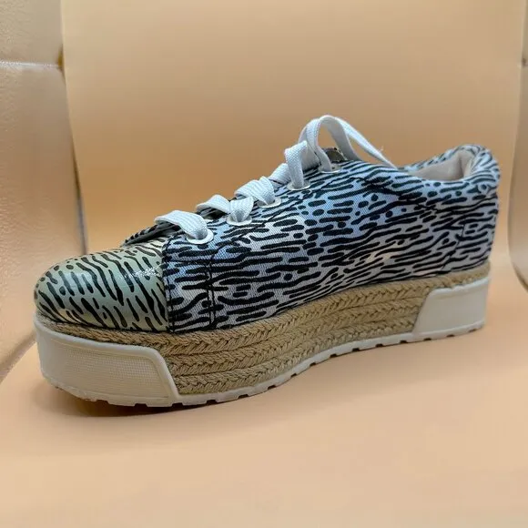 Kenzo Canvas Animal Print Espadrille Sneakers Women