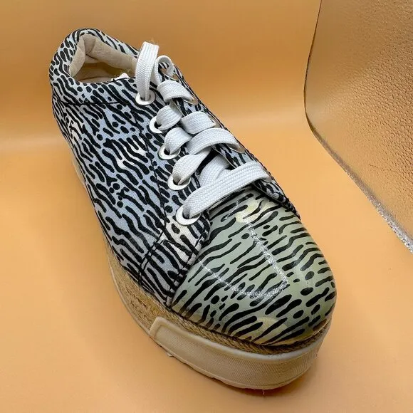 Kenzo Canvas Animal Print Espadrille Sneakers Women