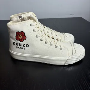 KENZO PARIS Mens Size 42/US 8.5 Kenzoschool High Top Sneakers School Logo NEW
