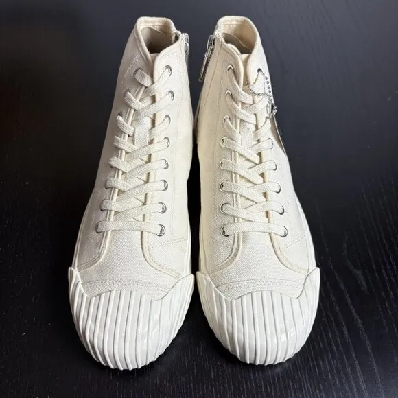 KENZO PARIS Mens Size 42/US 8.5 Kenzoschool High Top Sneakers School Logo NEW