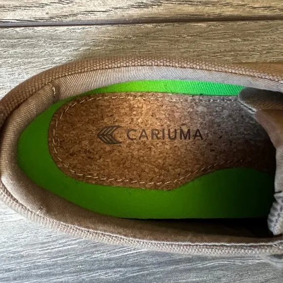 Kids Tan Canvas Sneakers