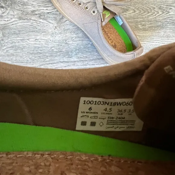 Kids Tan Canvas Sneakers