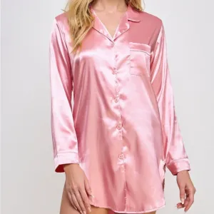 Kimberly Satin Sleepshirt
