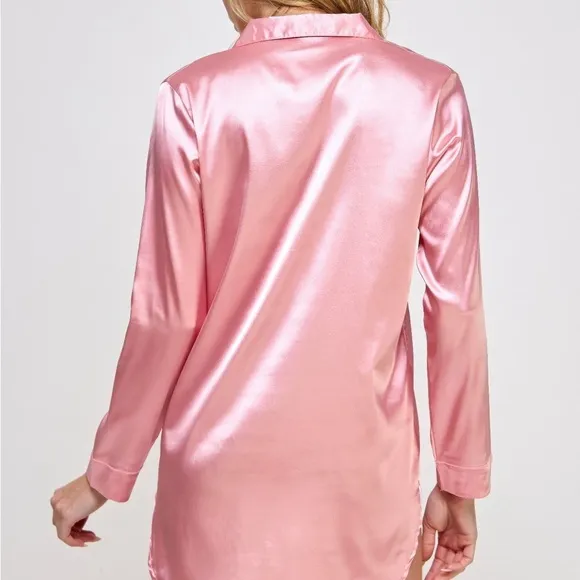 Kimberly Satin Sleepshirt