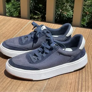 Kizik Prague Dusk Blue Canvas Sneakers Unisex M4.5 W6