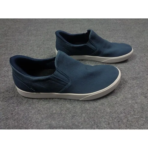Kizik Venice Slip On Shoes Mens 10.5 Blue Sneakers Comfort Canvas