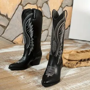 Knee-High Western Cowboy Boots