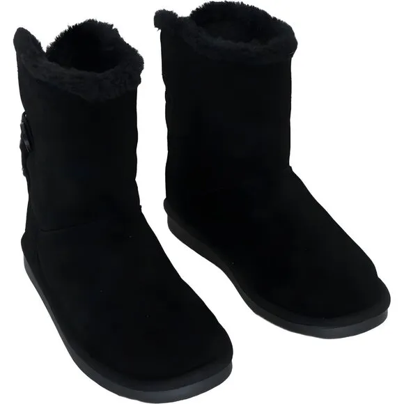 Koolaburra by UGG Kids' Nalie Short Black Boots, Size 5