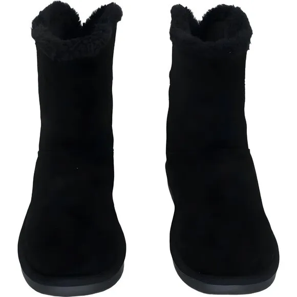 Koolaburra by UGG Kids' Nalie Short Black Boots, Size 5
