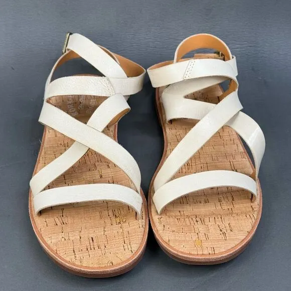 Kork-Ease Bryleigh Leather Gladiator Strappy Sandals women’s size 6