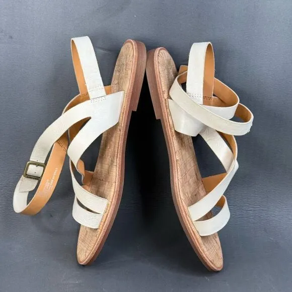 Kork-Ease Bryleigh Leather Gladiator Strappy Sandals women’s size 6