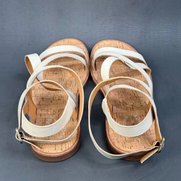 Kork-Ease Bryleigh Leather Gladiator Strappy Sandals women’s size 6