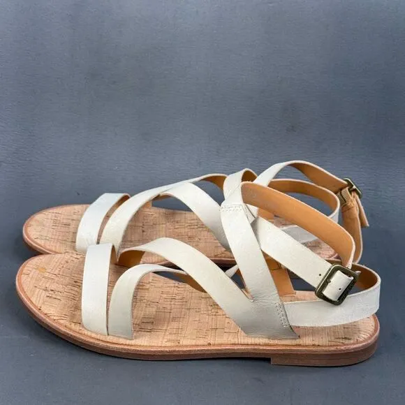Kork-Ease Bryleigh Leather Gladiator Strappy Sandals women’s size 6