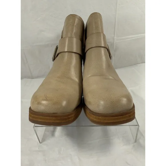 Korks Kari Booties Heeled Square Toe Cutaway Boots Size 11