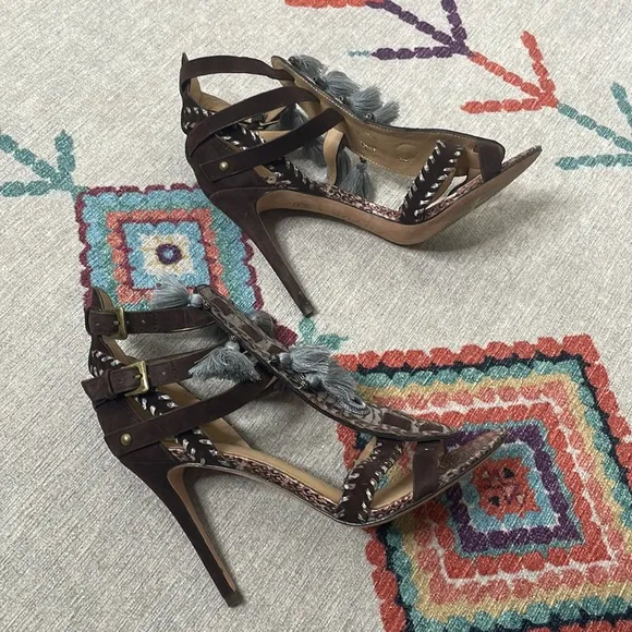 Kotur Tassel heeled sandals