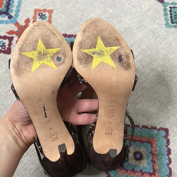 Kotur Tassel heeled sandals