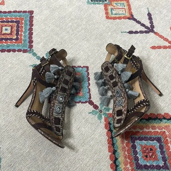 Kotur Tassel heeled sandals