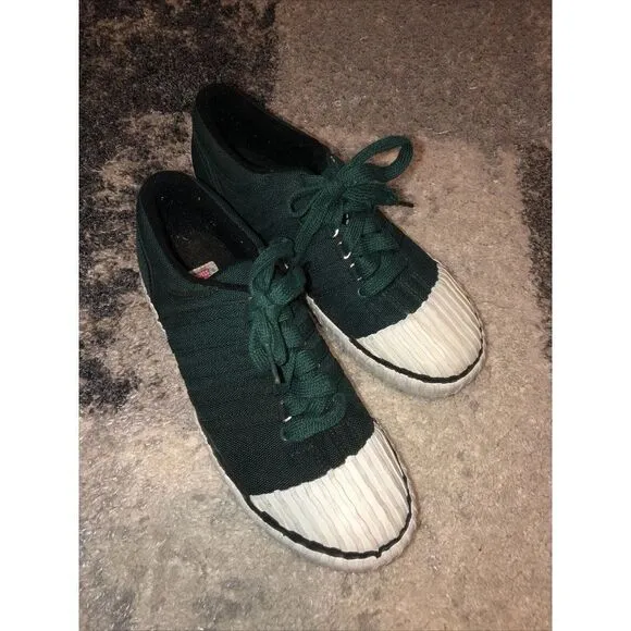 KSwiss Vintage Canvas Rubber Toe Sneakers Mens 8.5