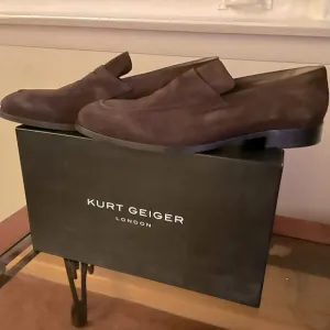 Kurt Geiger Chocolate Suede Loafers