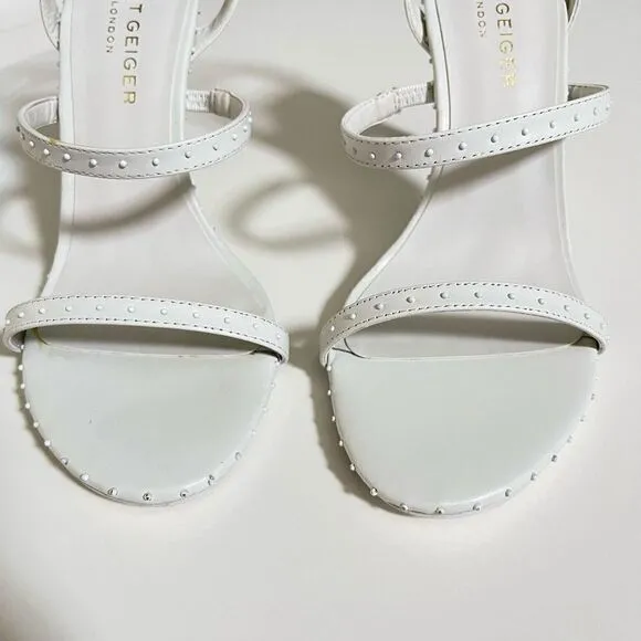 KURT GEIGER LONDON Portia Drench Stud Embellished Strappy Sandals