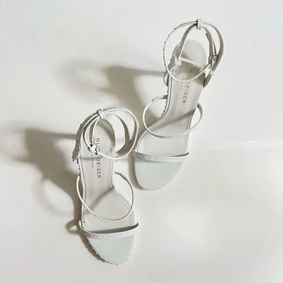KURT GEIGER LONDON Portia Drench Stud Embellished Strappy Sandals