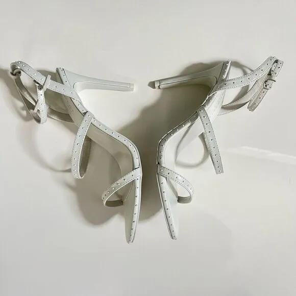 KURT GEIGER LONDON Portia Drench Stud Embellished Strappy Sandals