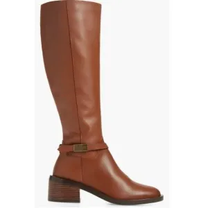 L Paolo Women's Brown Zip Up Knee High Boots US 6 EU 36 - NEW