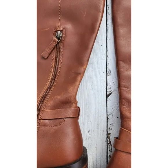 L Paolo Women's Brown Zip Up Knee High Boots US 6 EU 36 - NEW