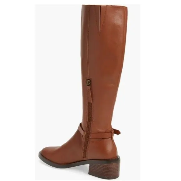 L Paolo Women's Brown Zip Up Knee High Boots US 6 EU 36 - NEW