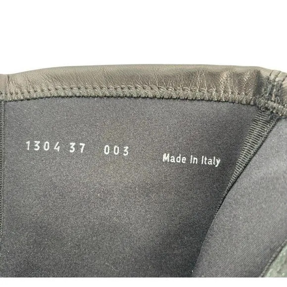 La babe Women’s Ankle Bootie Stretch Italy Designer Size 37 Cap Toe