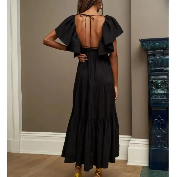 La Ligne Stella Maxi Dress - Navy/Black