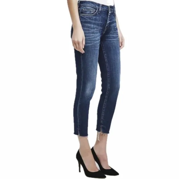 L’Agence Nicoline French Slim Fit With Slit - Diamond