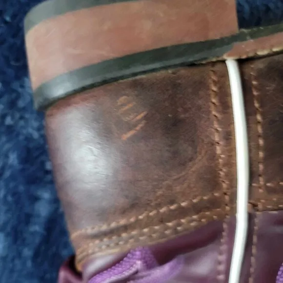 Laredo Women's Mesquite Square Toe Riding Boots Western Purple 6M