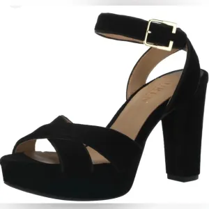 Lauren by Ralph Lauren women’s Velvet/Suede Sasha Sandals Platform Sz 11