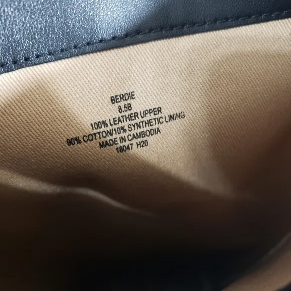 Lauren Ralph Lauren Berdie Black 100% Leather Riding Boots Sz 5.5B, 10B