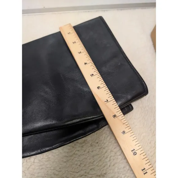 Lauren Ralph Lauren Bethany Black Leather Riding Boots 11B Buttery Soft $234