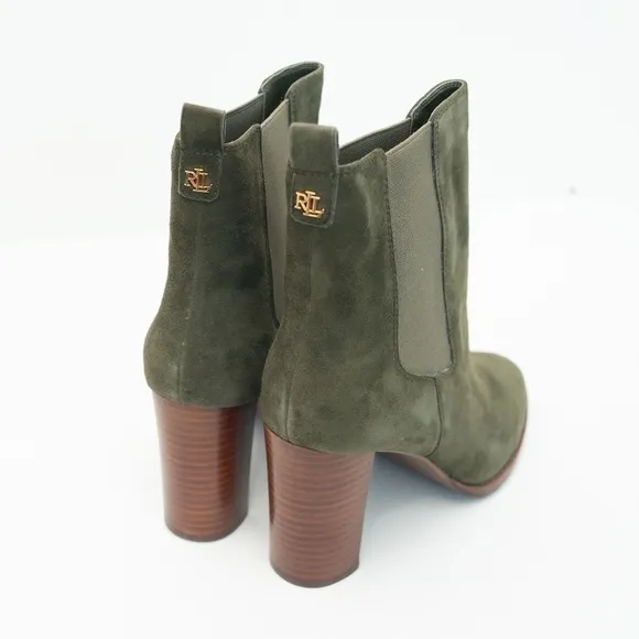 Lauren Ralph Lauren. Mylah Stretch Ankle Boots.